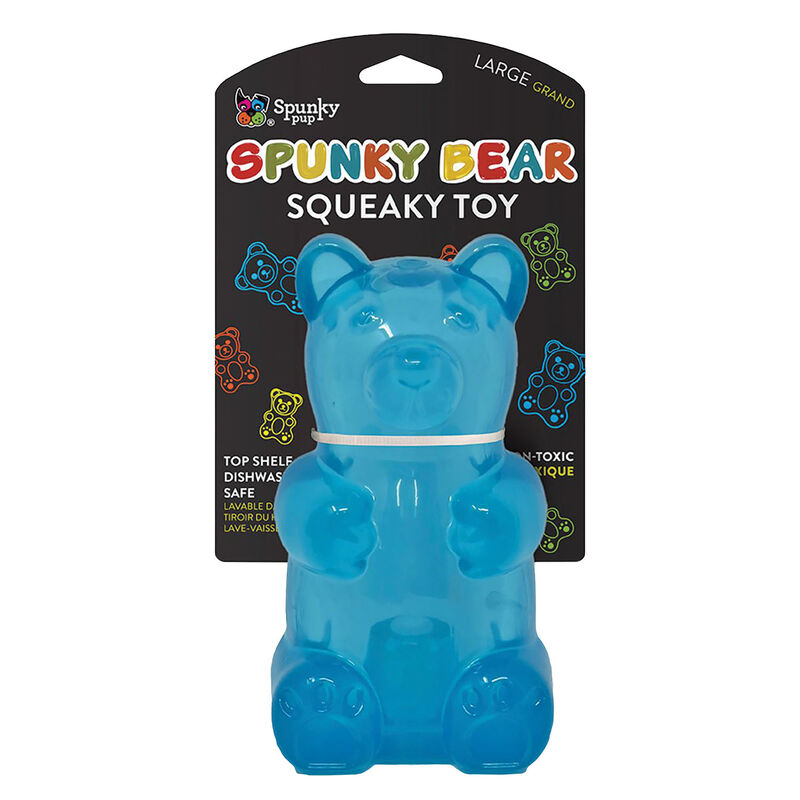 Spunky Pup, Spunky Bear - Squeaky Toy image number null