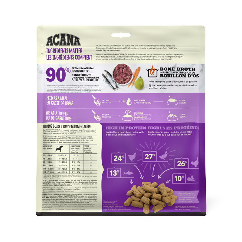 Acana, Adult - FD Morsels - Duck - 227 g - Freeze Dried Dog Food image number null