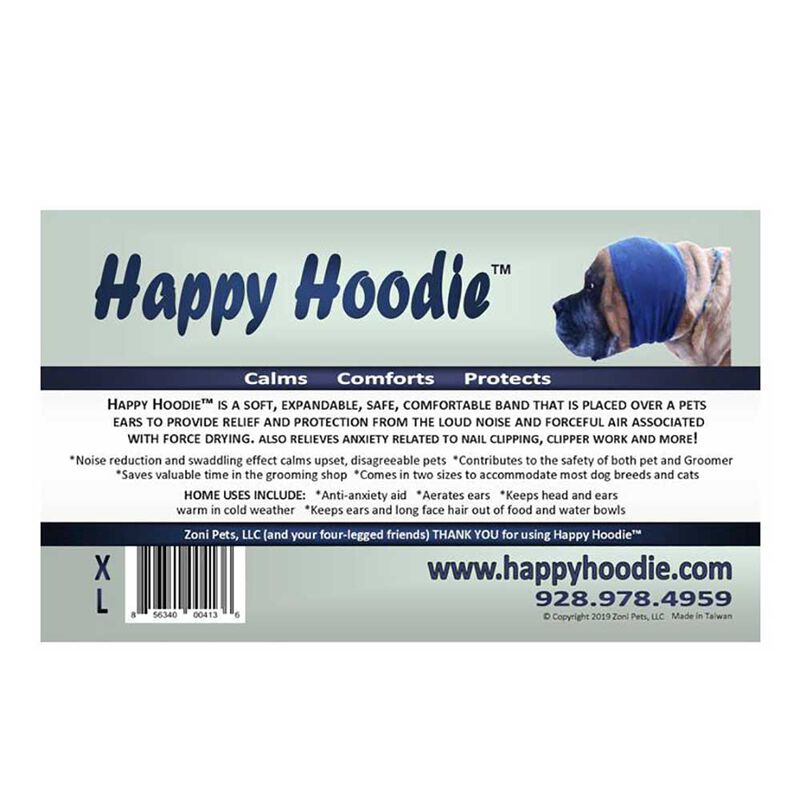 Happy Hoodie, Ear Protector - Navy Blue - X-Large image number null