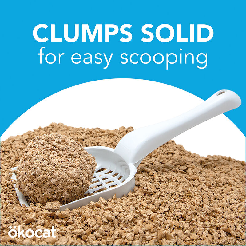 Okocat, Natural Wood Clumping Litter - 4.5 kg image number null