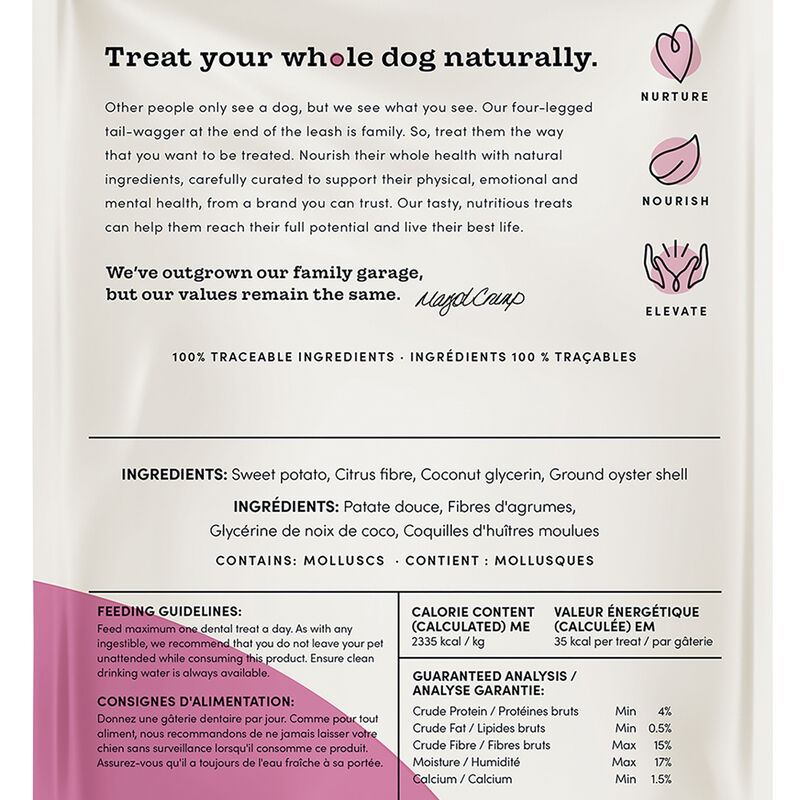 Crumps' Naturals, Plaque Busters 3.5" - Original - 18pk - Dog Treat image number null