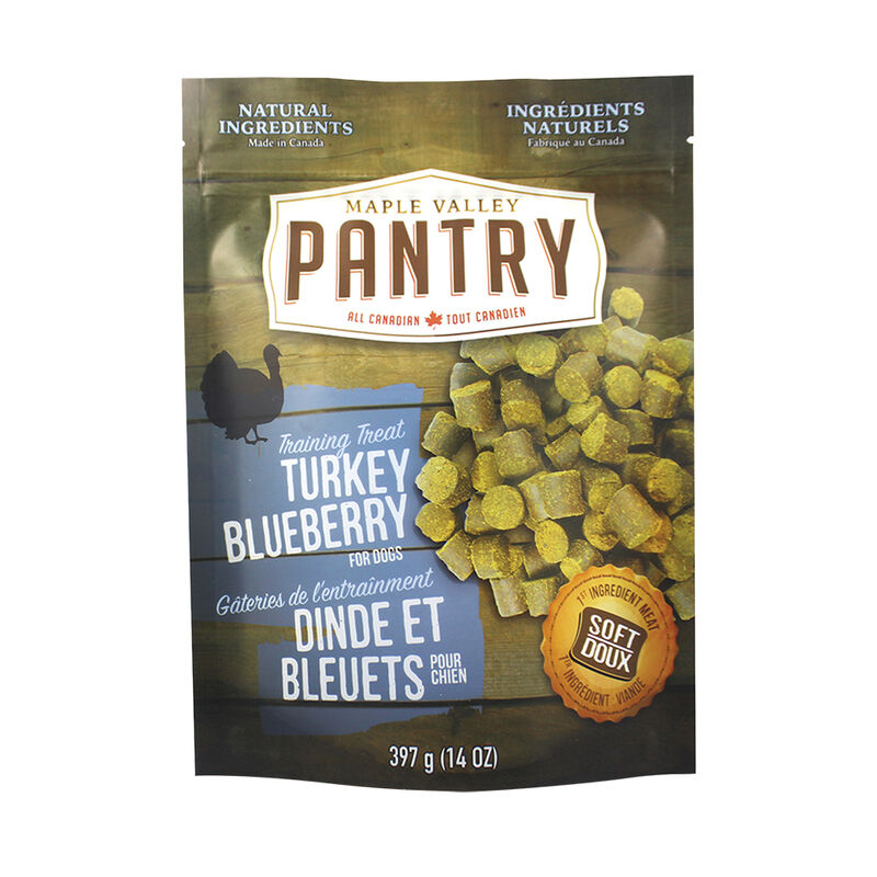 Maple Valley Pantry, Soft & Chewy Treat - Turkey & Blueberry - Dog Treat image number null