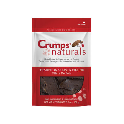 Crumps' Naturals, Traditional Liver Fillets Dog Treats - Dog Treat