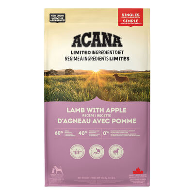 Acana, Adult - Singles Lamb & Apple - Dry Dog Food