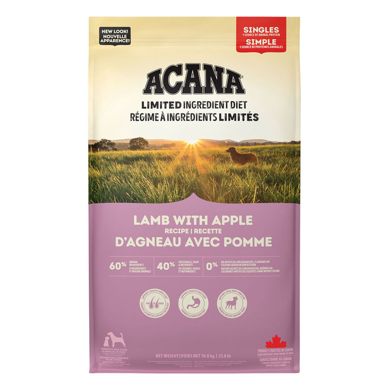 Acana, Adult - Singles Lamb & Apple - Dry Dog Food image number null