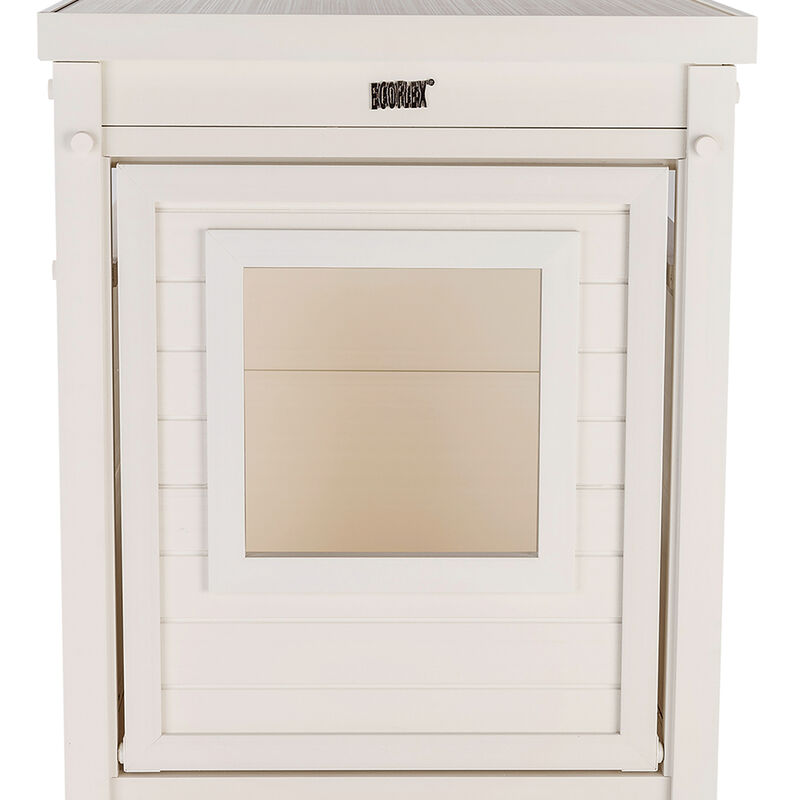 New Age Pet, LitterLoo Litter Box Cover - End Table - Antique White image number null