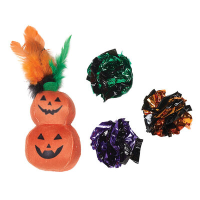 Hotel Doggy, 4 in 1 Pumpkin Feline Toy - Chase Cat Toy