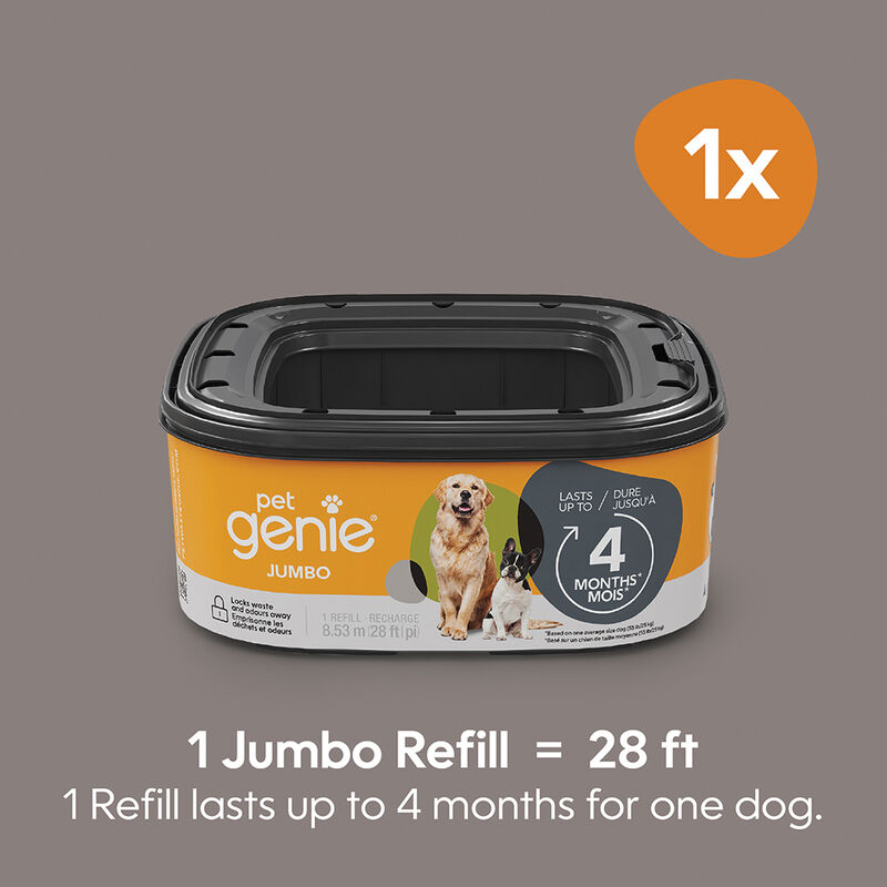Pet Genie, Dog Waste Disposal Jumbo Refill image number null