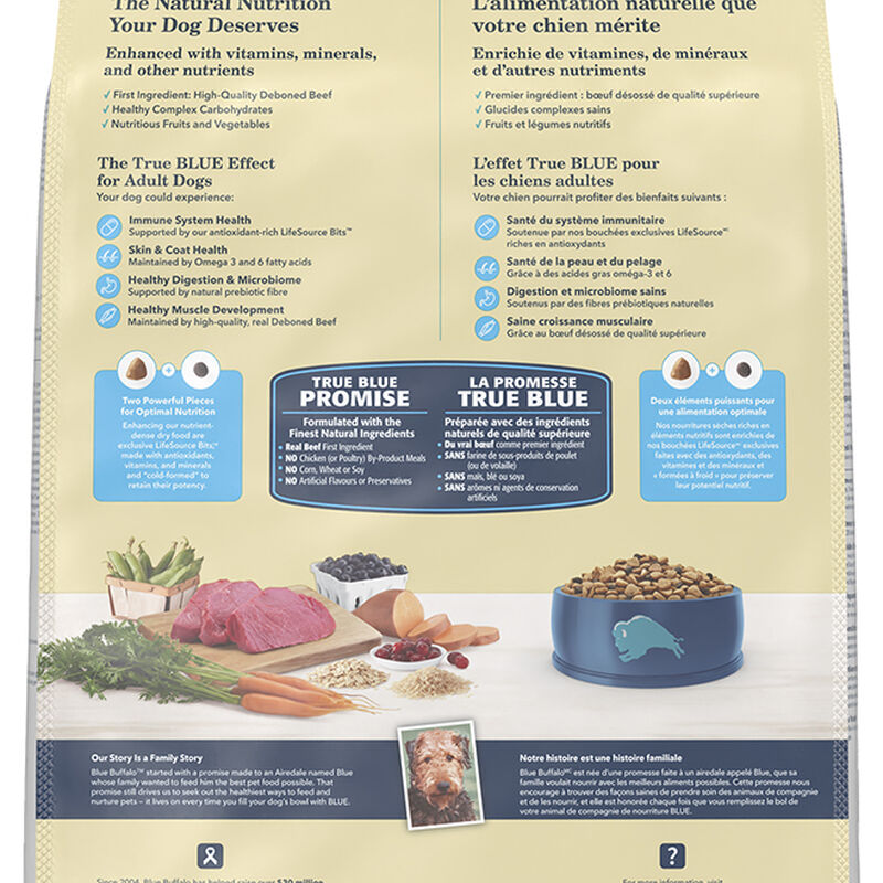 Blue Buffalo, Adult - Life Protection - Beef - Dry Dog Food image number null