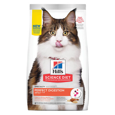 Science Diet, Feline Adult - Perfect Digestion Chicken - Dry Cat Food