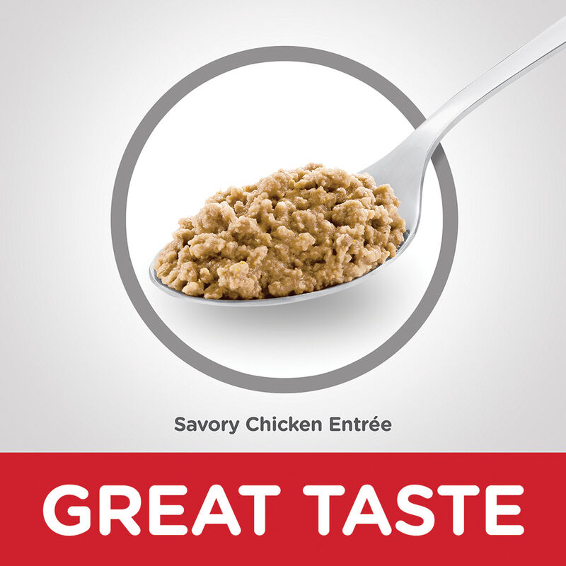Science Diet, Adult 7+ Savory Chicken Canned Cat Food, 156 g - Wet Cat Food image number null