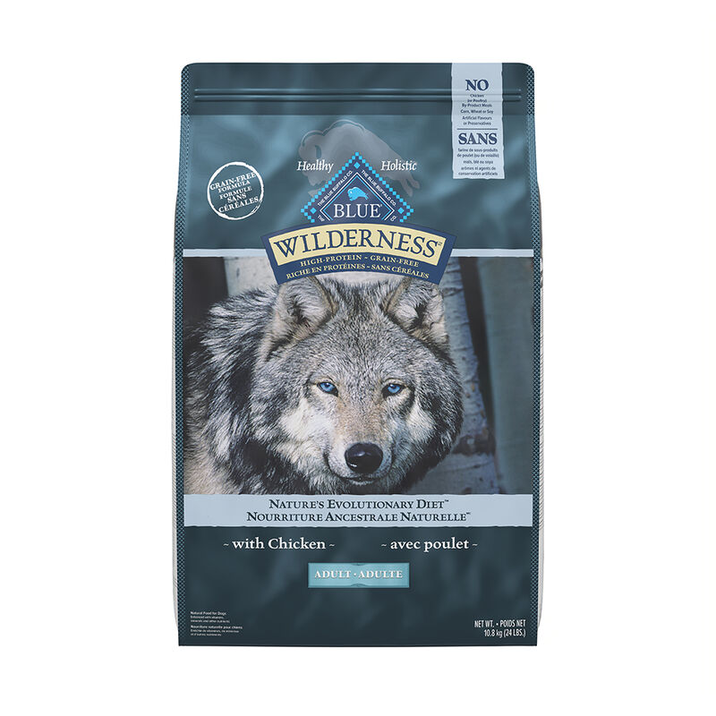 Blue Buffalo, Adult - GF Wilderness - Chicken - Dry Dog Food image number null