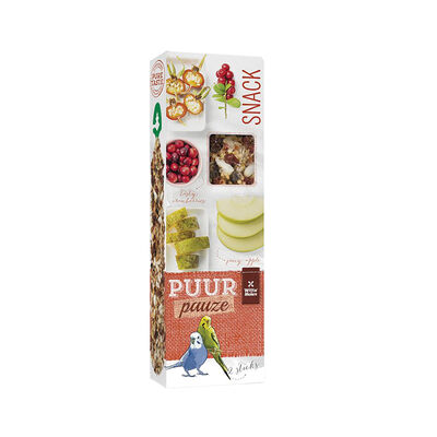 PUUR, Parakeet Apple/Rosehip Stick - 2pk