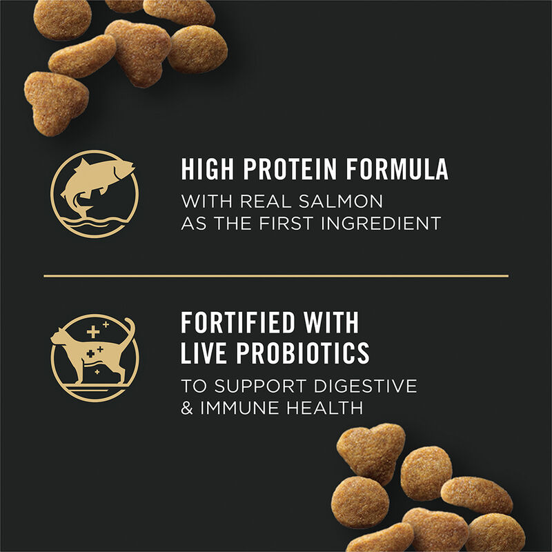 Pro Plan, Feline, Adult - Specialized Indoor Hairball Care - Salmon & Rice - Dry Cat Food image number null