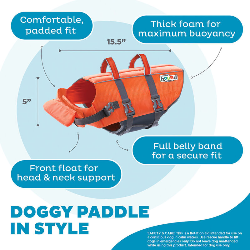 Outward Hound, Granby Splash Life Jacket - Orange image number null