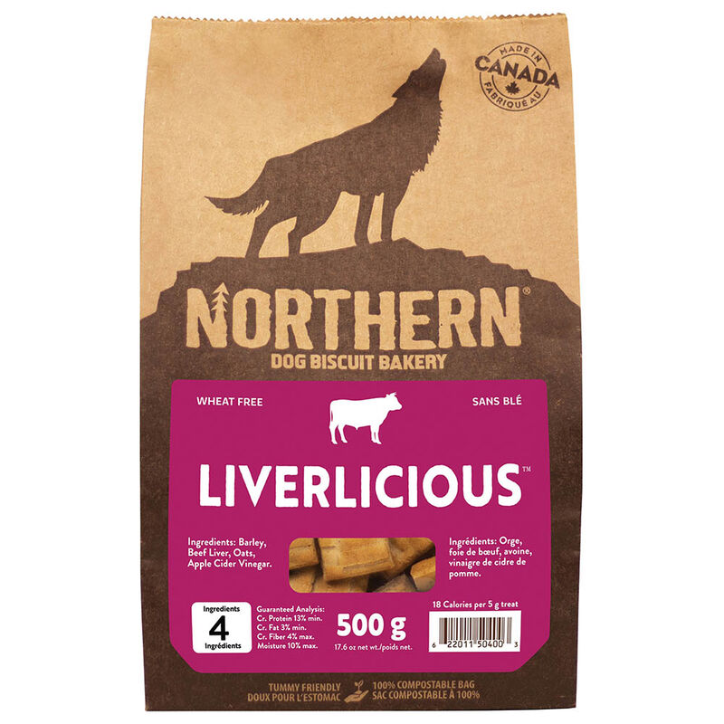 Northern Biscuit, Wheat Free, Liverlicious - 500 g - Dog Biscuit image number null