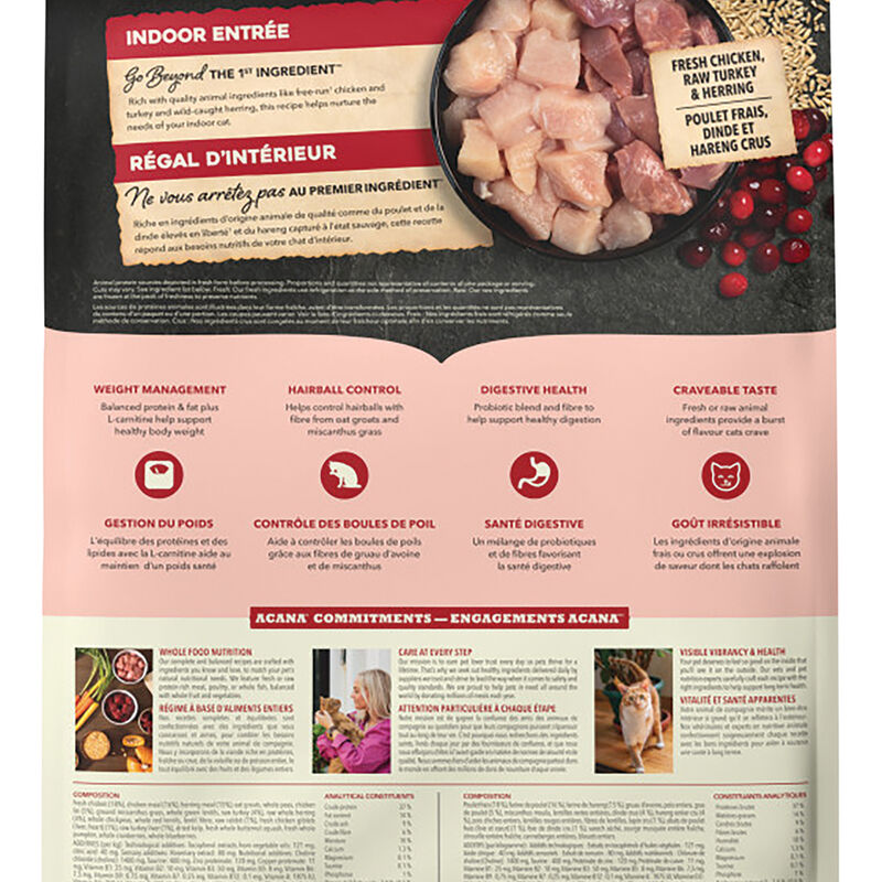 Acana, Feline Adult - Indoor Entrée - Dry Cat Food image number null