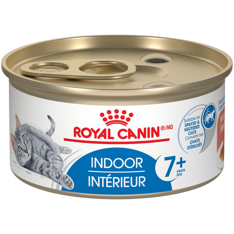 Royal Canin, Feline Health Nutrition Indoor 7+ Morsels in Gravy Can - 85 g - Wet Cat Food image number null