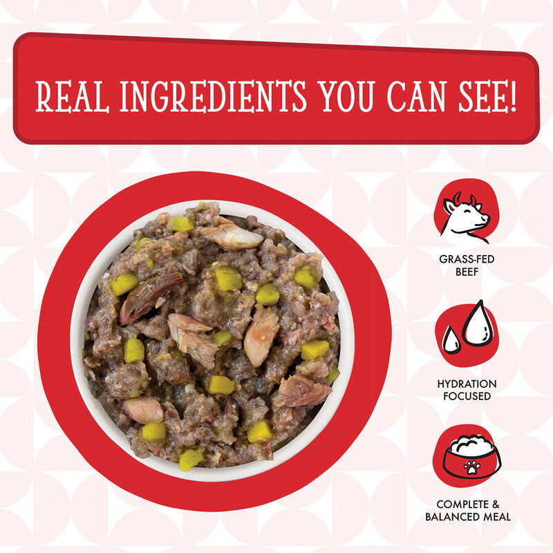 Weruva, Can, Adult - Double Dip - 283 g - Minced - Wet Dog Food image number null