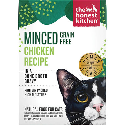 The Honest Kitchen, Minced Chicken in Bone Broth Gravy - Wet Cat Food