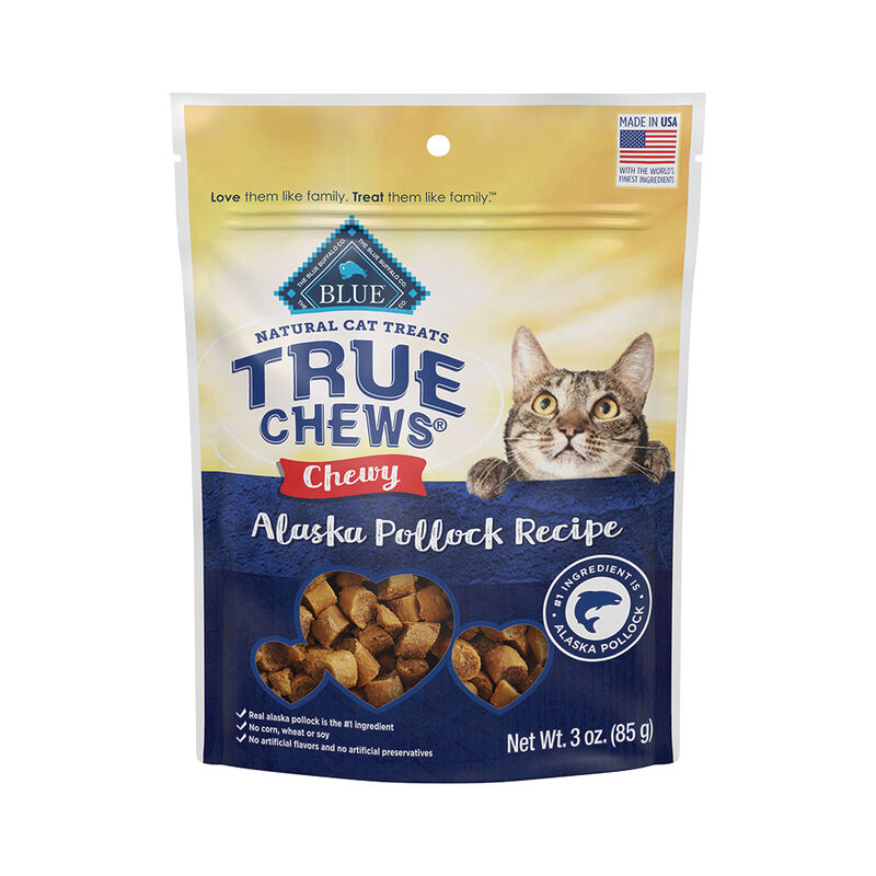 Blue Buffalo, Feline Treats - True Chews - Chewy Alaskan Pollock - 85 g - Cat Treat image number null