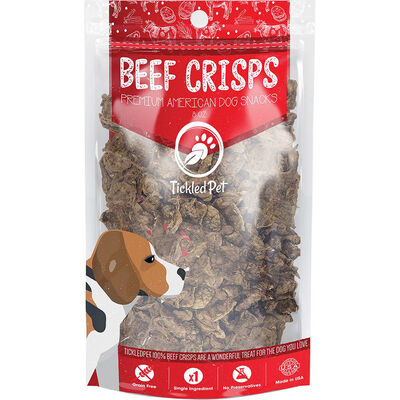 Tickled Pet, Natural Beef Lung Crisps - 226 g