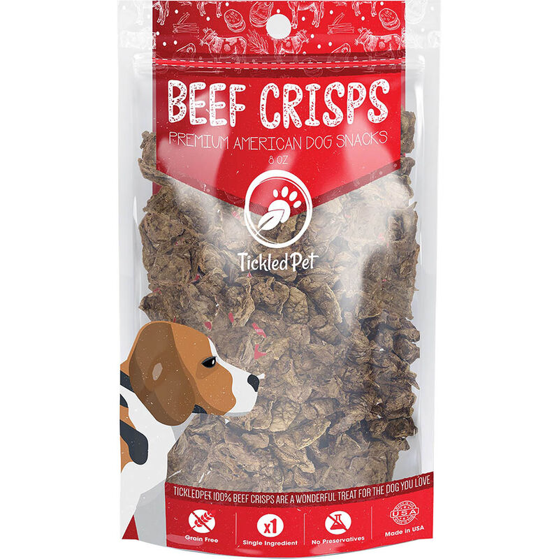 Tickled Pet, Natural Beef Lung Crisps - 226 g image number null
