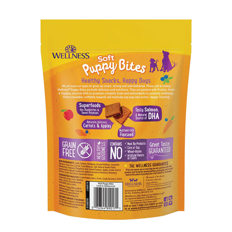 Wellness, Puppy Soft Bites - Lamb & Salmon - 227 g - Dog Treat image number null