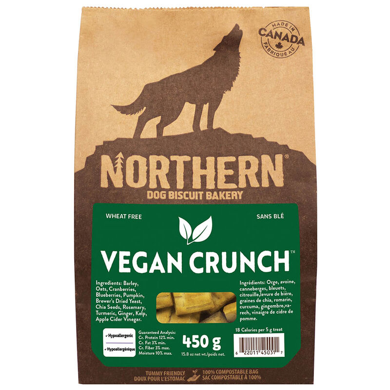 Northern Biscuit, Wheat Free, Pet Vegan Crunch! - Dog Biscuit image number null