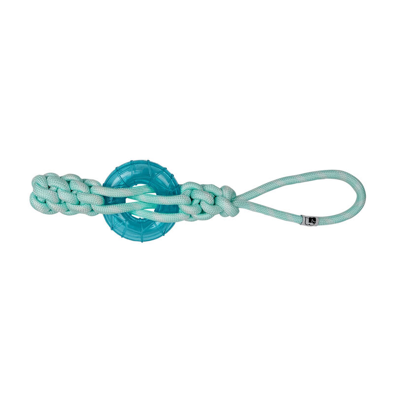 Bozzy Aquatic Braided Rope Dog Toy image number null