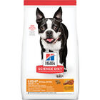 Science Diet, Adult Light Small Bites with Chicken Meal & Barley Dry Dog Food for healthy weight man image number null