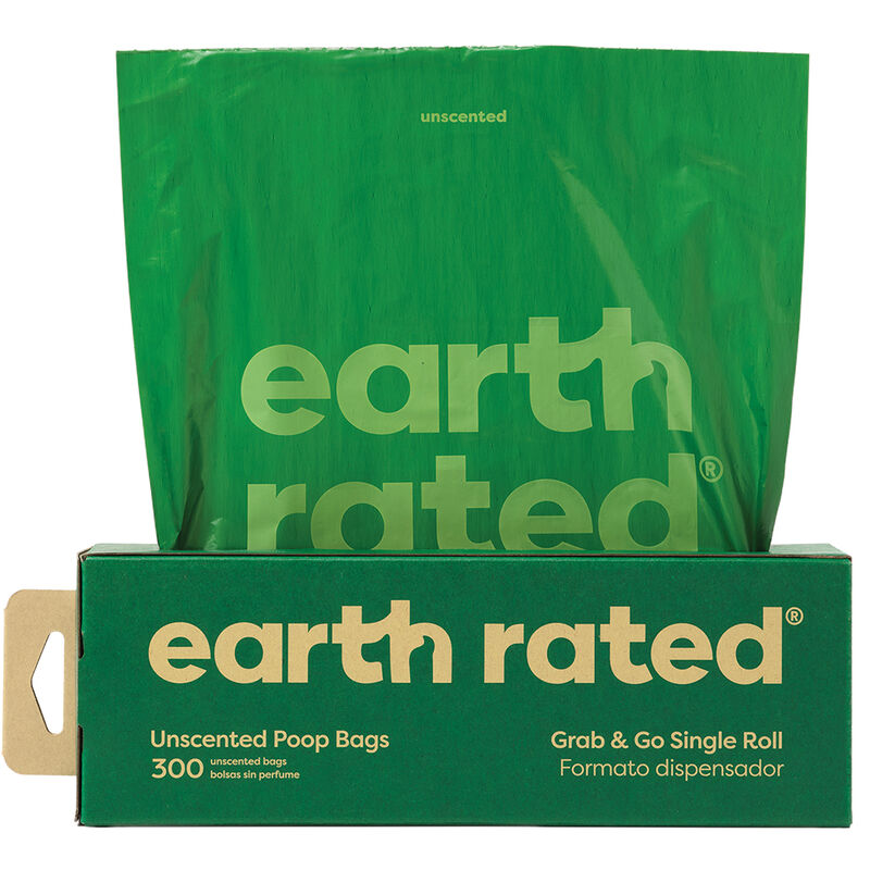 Earth Rated, PoopBags Unscented Refill Roll - 300 Ct image number null
