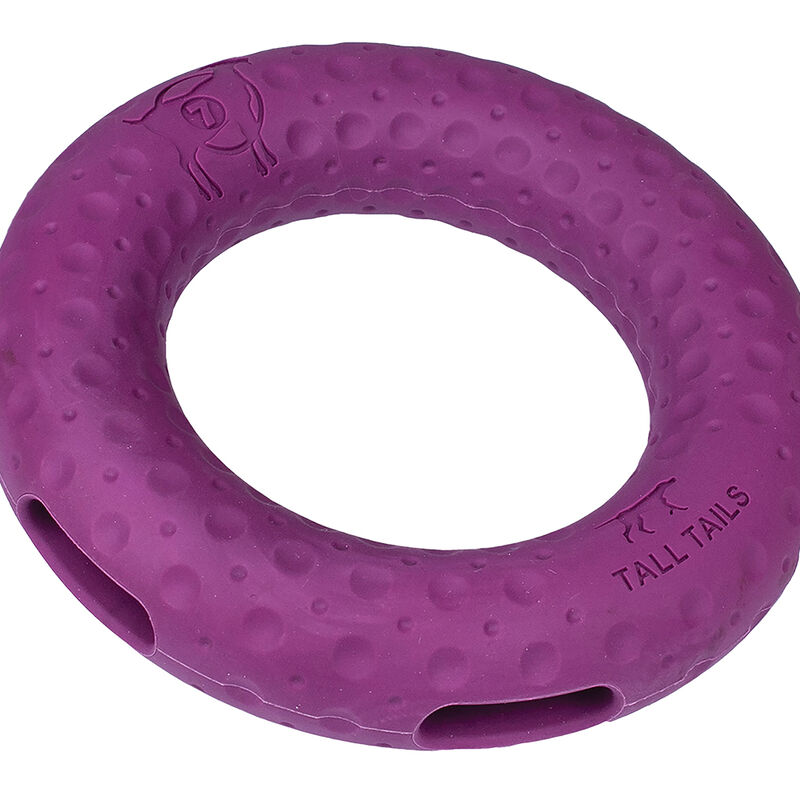 Tall Tails, GOAT Rubber Ring - 7" - Toss Dog Toy image number null