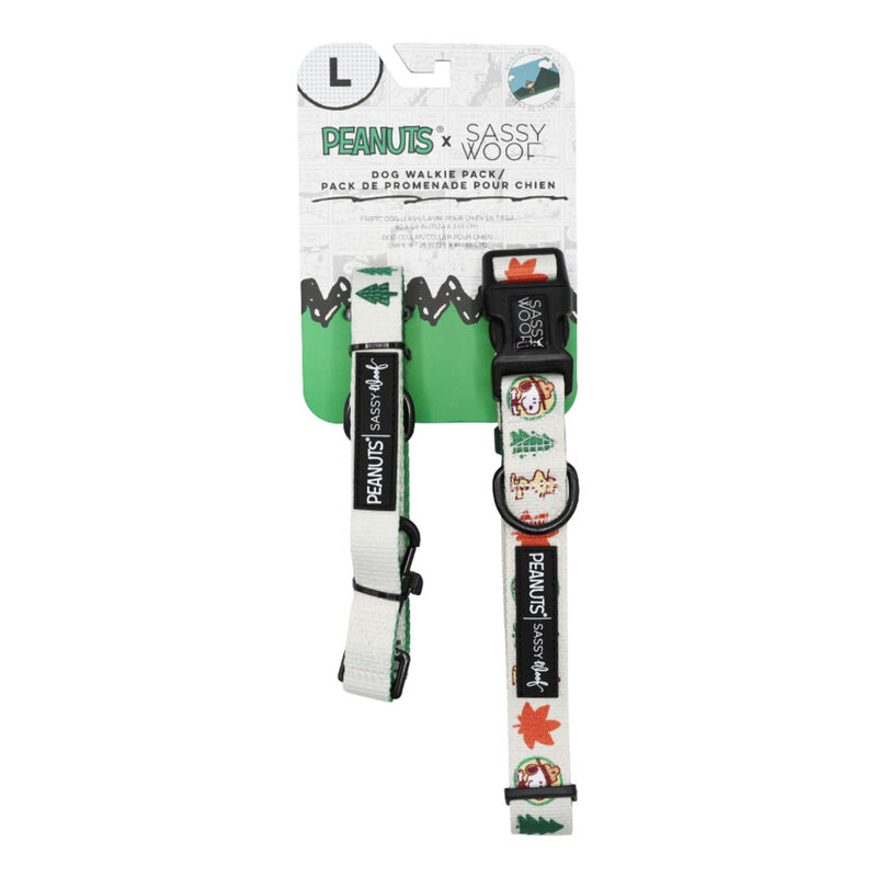 Sassy Woof, Peanut Camping Collar and Leash Set for Dogs image number null