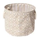 Pet Posse, Round Paw Toy Storage Bin - Beige image number null