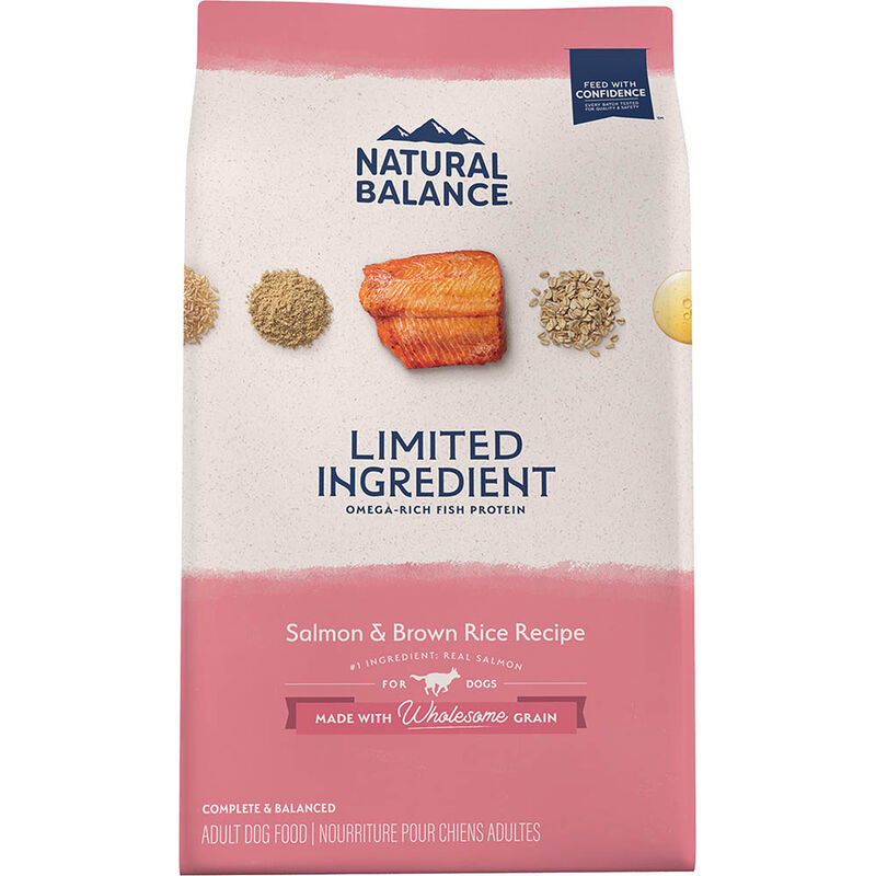 Natural Balance, Limited Ingredient Salmon and Brown Rice - Dry Dog Food image number null