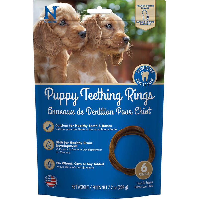 Get Naked, Puppy Teething Rings - Peanut Butter image number null