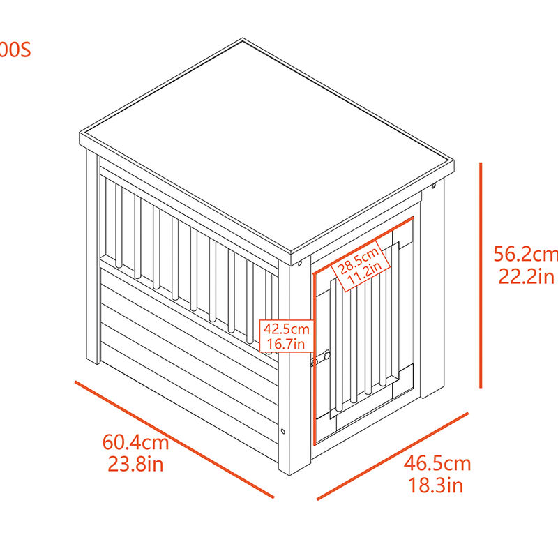 New Age Pet, InnPlace Dog Crate - Gray image number null
