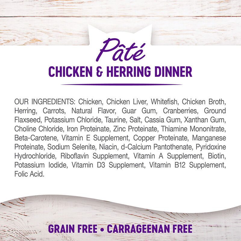 Wellness, Canned Cat Food, Complete Health, Chicken & Herring - Wet Cat Food image number null
