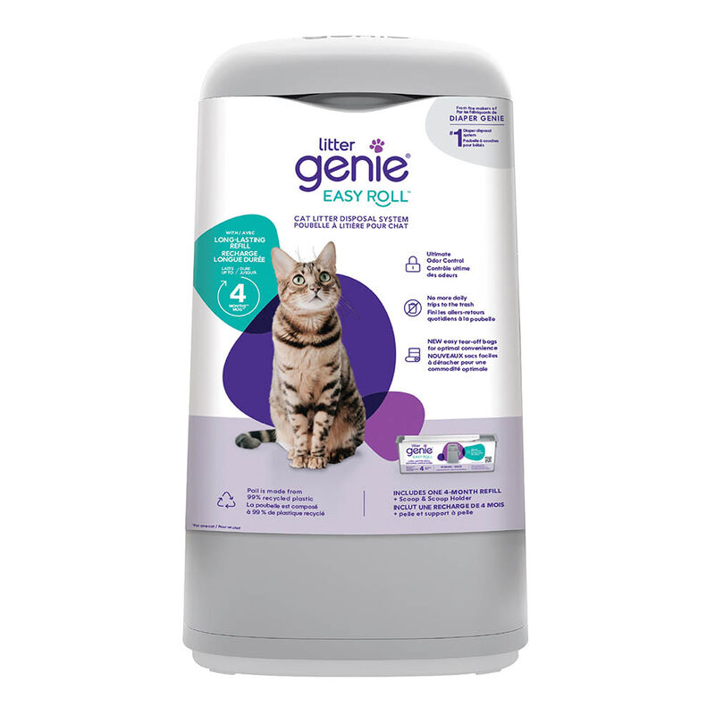 Litter Genie, Easy Roll Pail w/ 4 Month Refill image number null