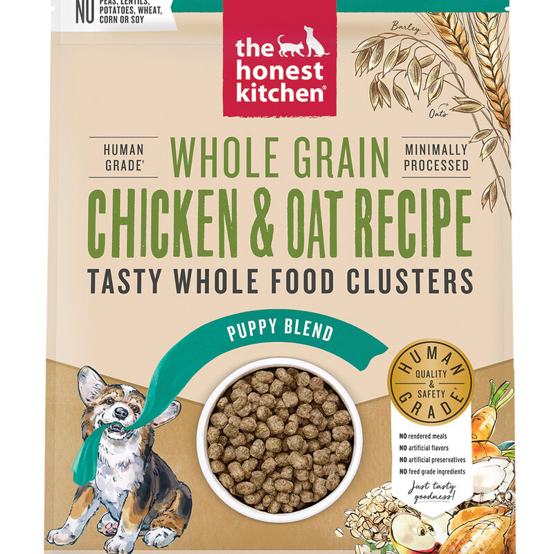 The Honest Kitchen, Puppy, Whole Food Clusters, Whole Grain Chicken & Oat Recipe - Dry Dog Food image number null