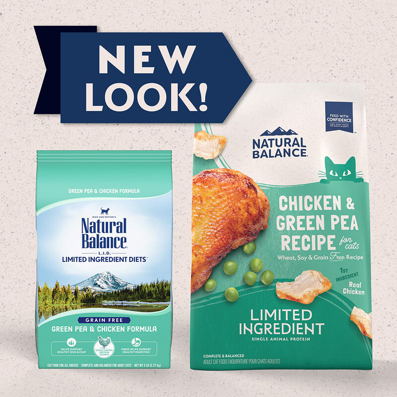 Natural Balance, Limited Ingredient Dry Cat Formula, Green Pea & Chicken - Dry Cat Food image number null