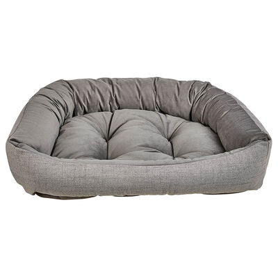 Bowsers, Metro Lounge Bed - Ash - Plush Dog Bed