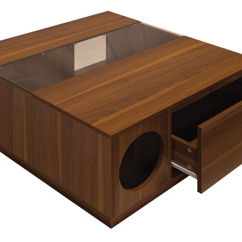 4 Cats & Dogs Home Furnishing Inc., Coco Coffee Table - Walnut image number null