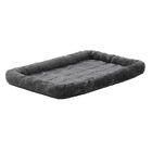 Mid West, Quiet Time, Bolster Bed, Synthetic Sheepskin - Gray image number null