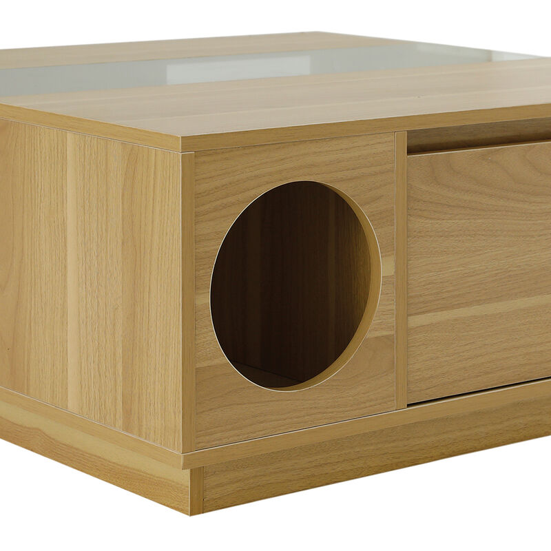 4 Cats & Dogs Home Furnishing Inc., Coco Coffee Table - Oak image number null