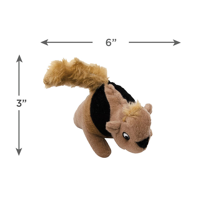 Squeakin' Animals Squirrel - Brown - 3 Pk image number null