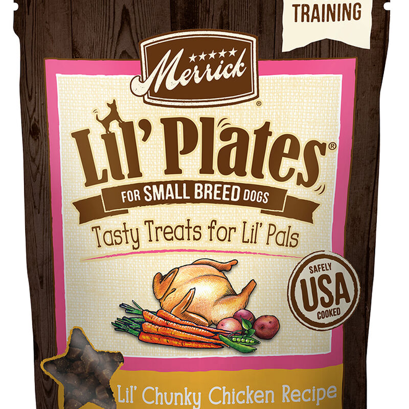 Merrick, Lil' Plates - Chunky Chicken Bites - 141 g - Dog Treat image number null