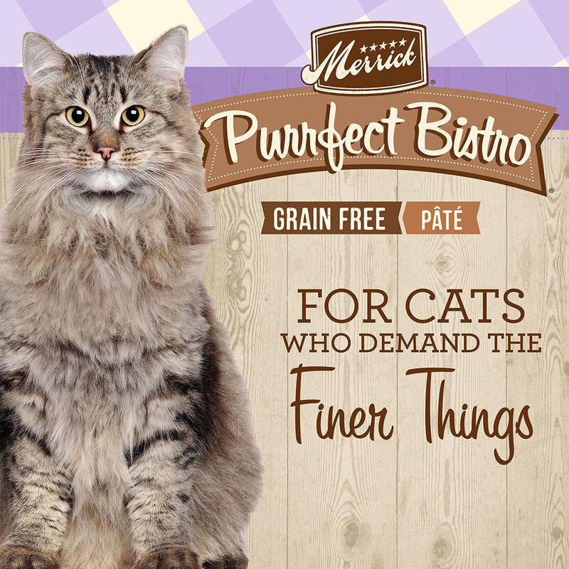 Merrick, Purrfect Bistro, Rabbit Pate - 5.5 oz - Wet Cat Food image number null