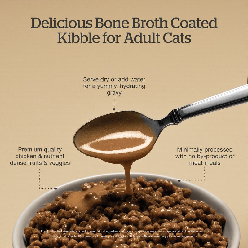 Good Gravy - Chicken Coated in Bone Broth - Dry Cat Food image number null